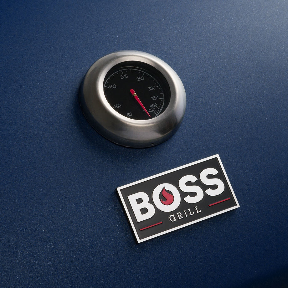 Boss Grill Kentucky Premium - 4 Burner Gas BBQ Grill with Side Burner