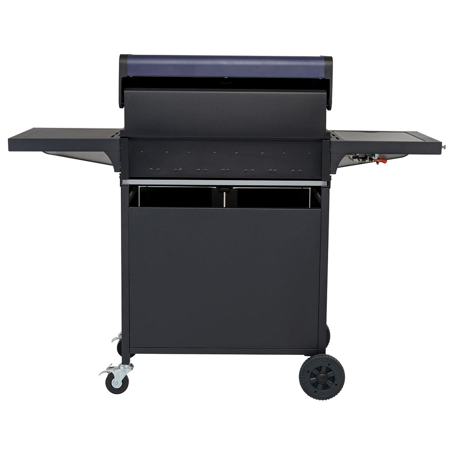Boss Grill Kentucky Premium - 4 Burner Gas BBQ Grill with Side Burner