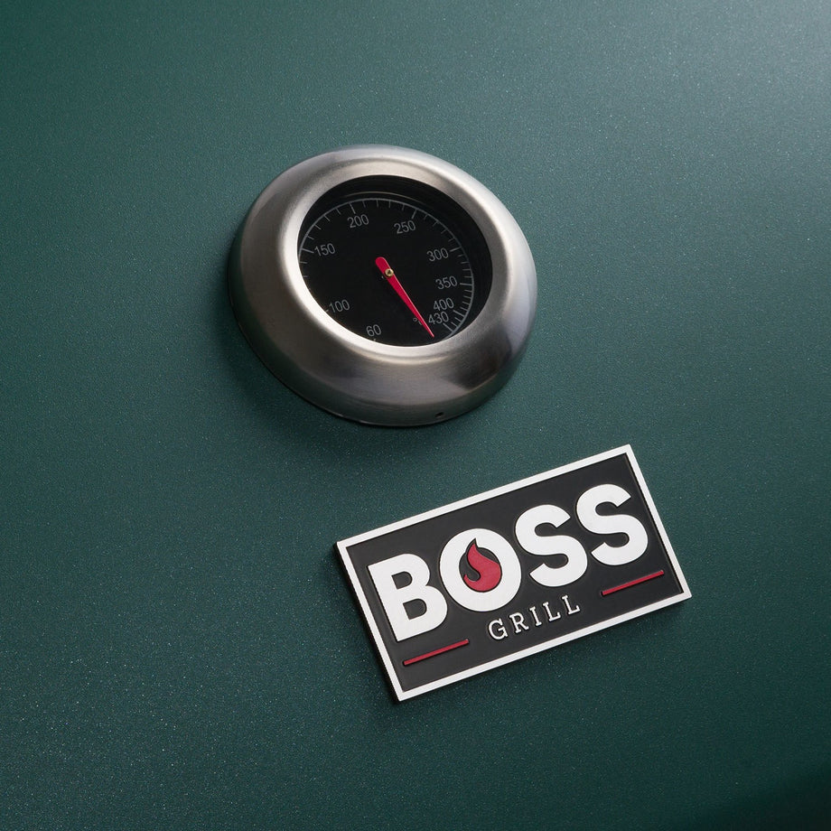 Boss Grill Kentucky Premium - 4 Burner Gas BBQ Grill with Side Burner