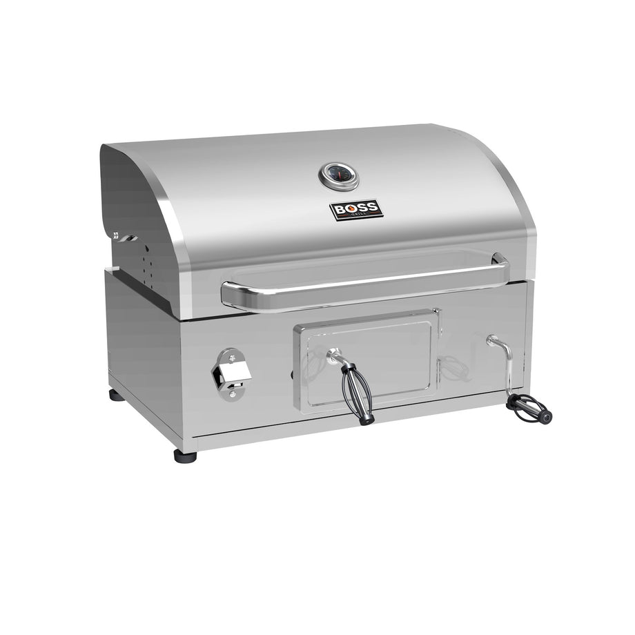 Boss Grill Built-In Charcoal BBQ