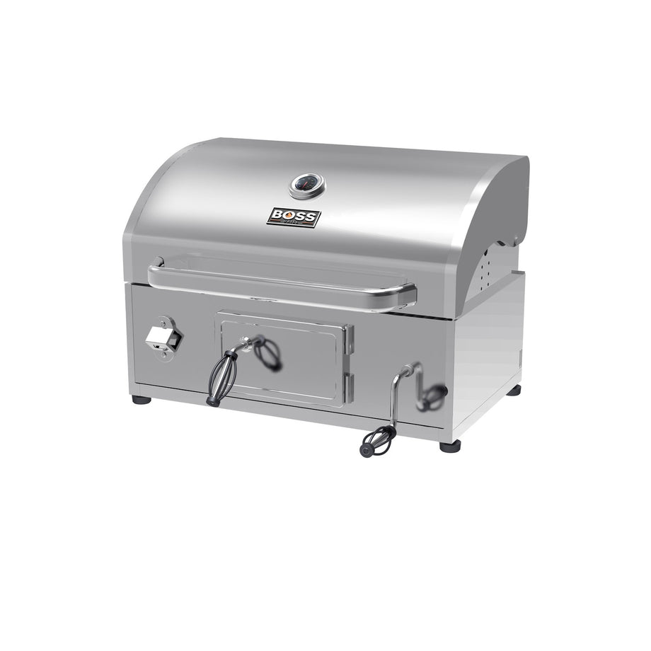 Boss Grill Built-In Charcoal BBQ