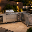 Load image into Gallery viewer, Boss Grill Texas Premium Modular Outdoor Kitchen - 4 Burner Gas BBQ Grill with Side Burner
