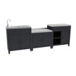 Load image into Gallery viewer, Boss Grill Texas Outdoor Kitchen Unit - Modular BBQ Furniture with Sink
