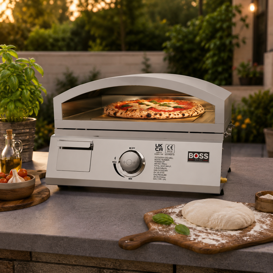 Boss Grill 3-in-1 Gas BBQ Griddle and Pizza Oven