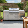 Load image into Gallery viewer, Boss Grill Premium Modular 6 Burner Built-In BBQ with Fridge
