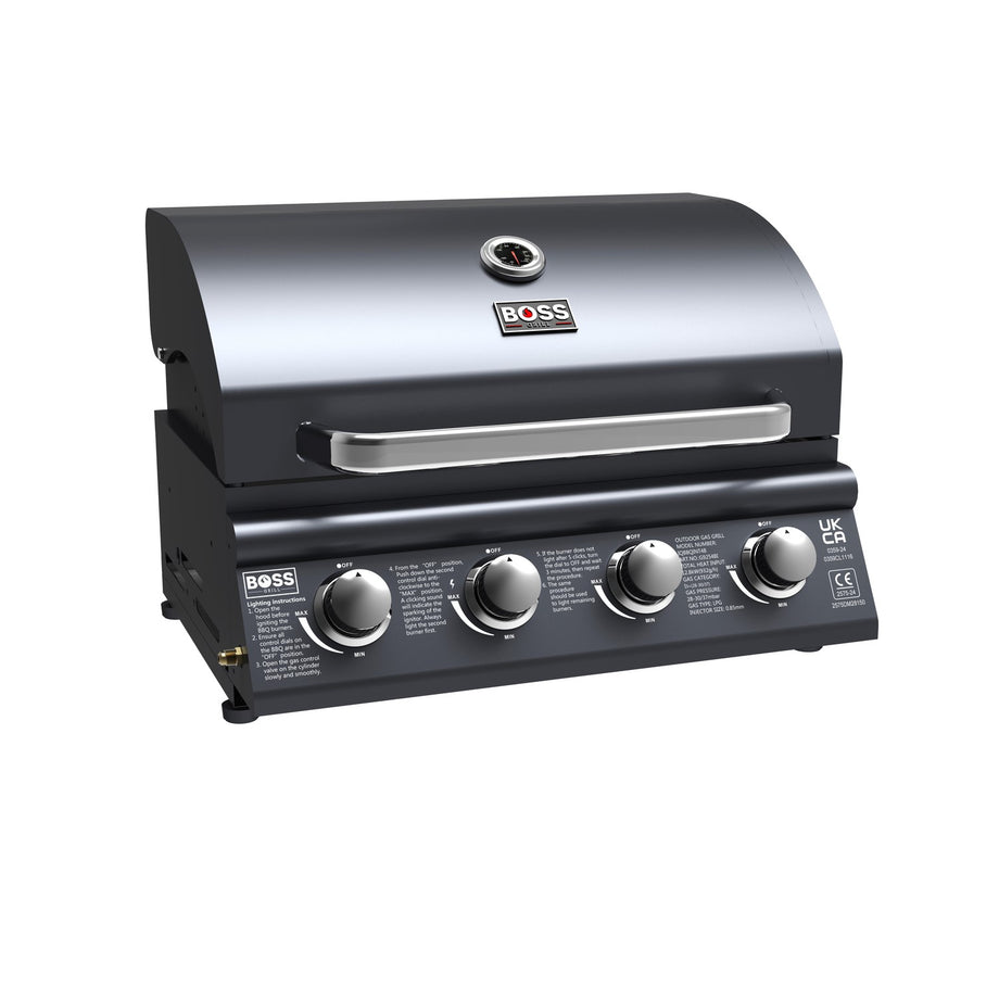 Boss Grill Texas Lone Star 4 Burner Built In Gas BBQ Grill