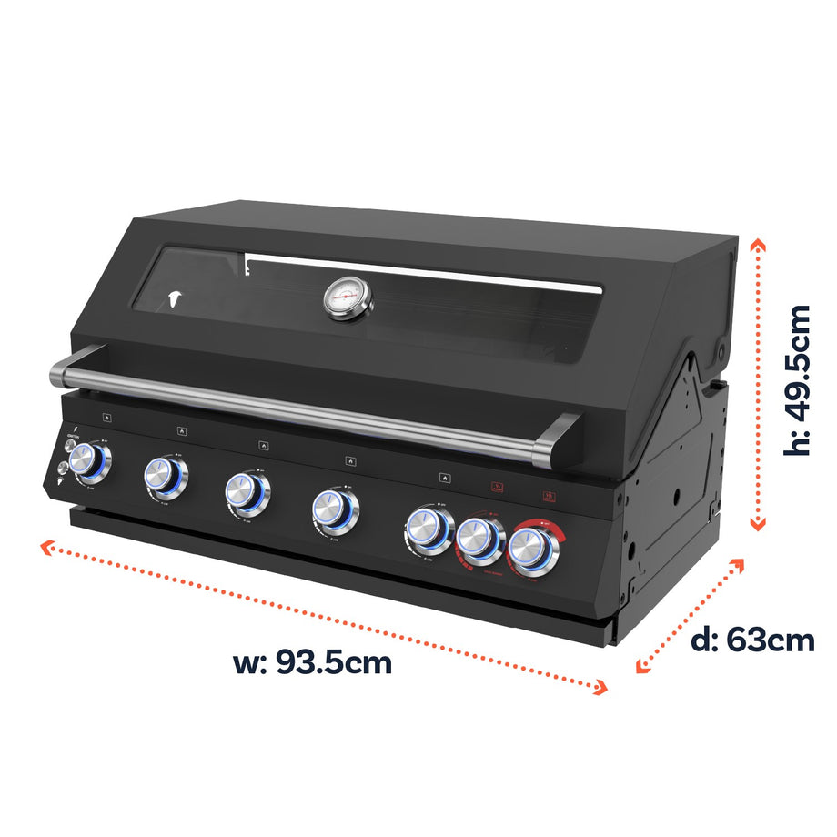 Boss Grill 6 Burner Built-In Gas BBQ