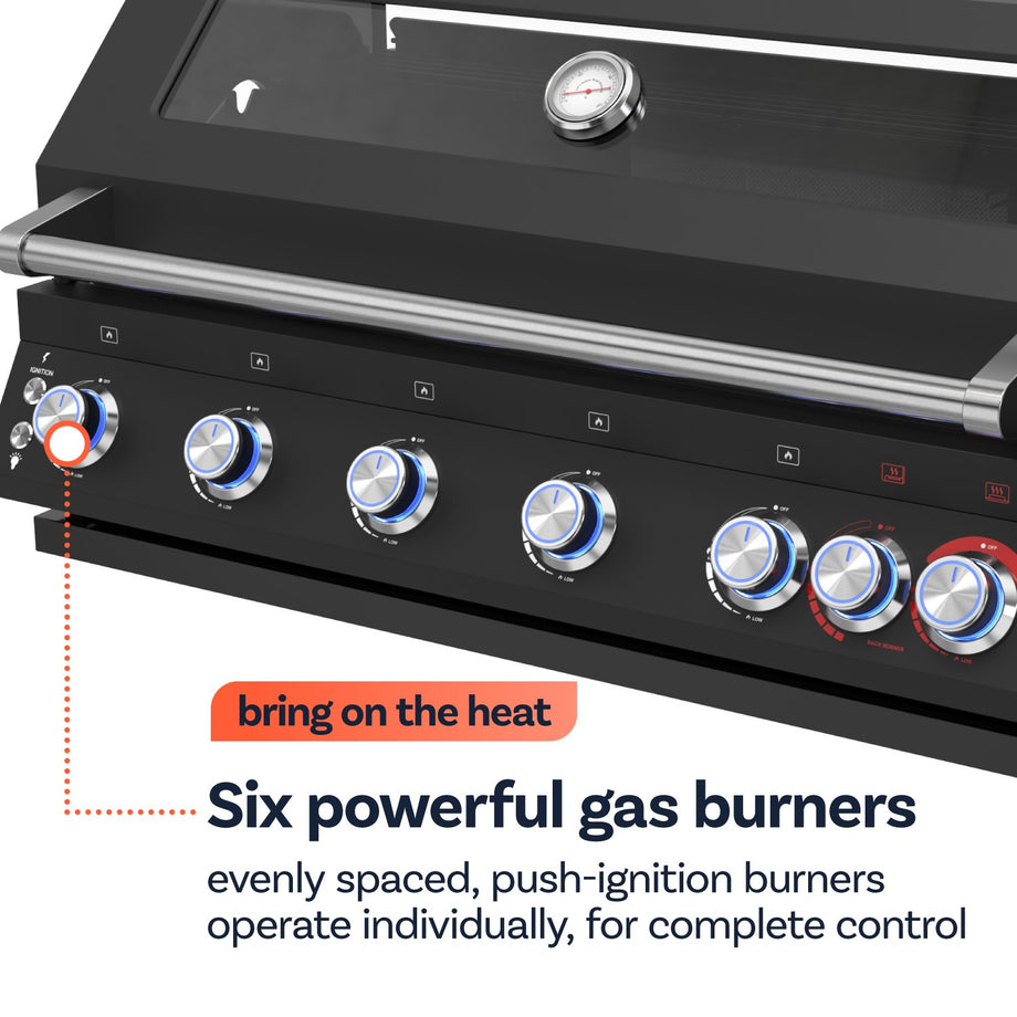 Boss Grill 6 Burner Built-In Gas BBQ