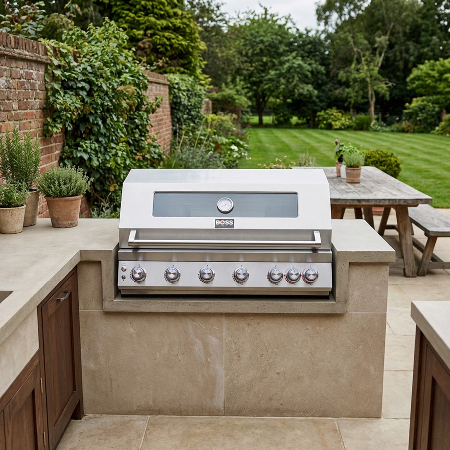 Boss Grill 6 Burner Built-In Gas BBQ