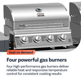 Load image into Gallery viewer, Boss Grill All Star Pro Modular Dual Fuel Outdoor Kitchen - Built-In Gas &amp; Charcoal BBQ with Fridge