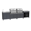 Load image into Gallery viewer, Boss Grill All Star Pro Modular Dual Fuel Outdoor Kitchen - Built-In Gas &amp; Charcoal BBQ with Fridge
