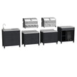 Load image into Gallery viewer, Boss Grill All Star Pro Modular Dual Fuel Outdoor Kitchen - Built-In Gas &amp; Charcoal BBQ with Fridge
