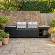 Load image into Gallery viewer, Boss Grill All Star Pro Modular Dual Fuel Outdoor Kitchen - Built-In Gas &amp; Charcoal BBQ with Fridge
