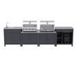 Load image into Gallery viewer, Boss Grill All Star Pro Modular Dual Fuel Outdoor Kitchen - Built-In Gas &amp; Charcoal BBQ with Fridge
