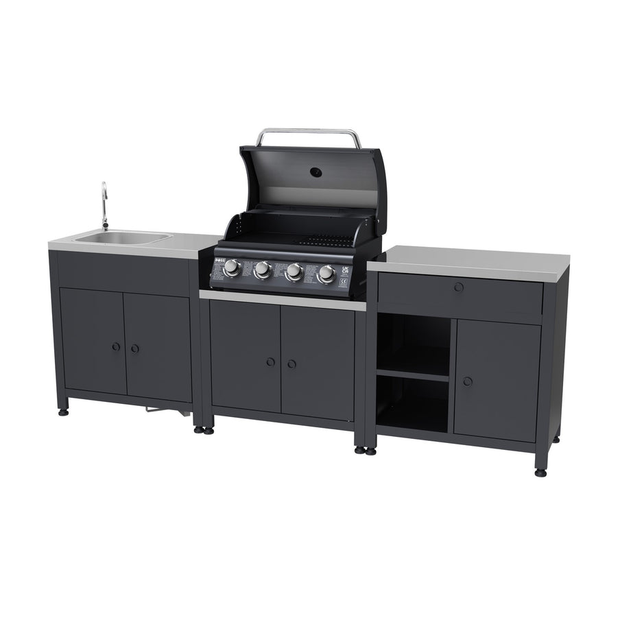 Boss Grill Texas All Star Outdoor Kitchen Modular - 4 Burner Gas BBQ