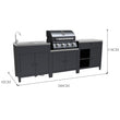 Load image into Gallery viewer, Boss Grill Texas All Star Outdoor Kitchen Modular - 4 Burner Gas BBQ
