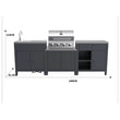 Load image into Gallery viewer, Boss Grill Texas All Star Outdoor Kitchen Modular - 4 Burner Gas BBQ
