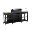 Load image into Gallery viewer, Boss Grill Texas Outdoor Kitchen - 4 Burner Gas BBQ Grill with Side Burner
