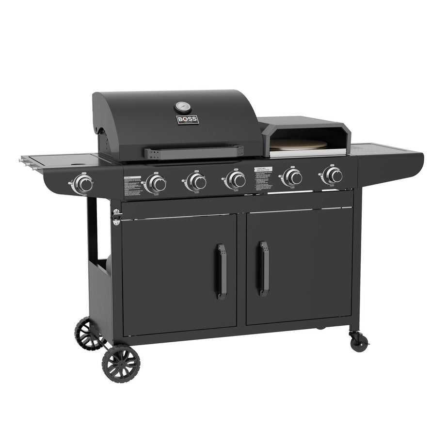 Boss Grill Forno 3-in-1 3 Burner Gas BBQ with Pizza Oven