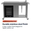 Load image into Gallery viewer, Boss Grill Stainless Steel BBQ Table with Sink and Fridge
