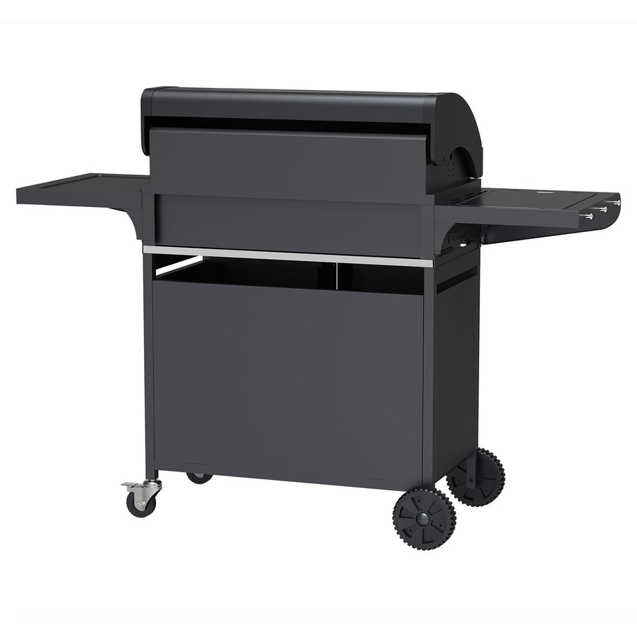Boss Grill Kentucky Premium - 6 Burner Gas BBQ Grill with Side Burner
