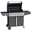 Load image into Gallery viewer, Boss Grill Kentucky Premium - 6 Burner Gas BBQ Grill with Side Burner
