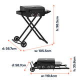 Load image into Gallery viewer, Boss Grill 2 Burner Gas Portable BBQ