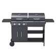 Load image into Gallery viewer, Boss Grill Georgia Dual Fuel - 3 Burner Gas &amp; Charcoal BBQ Grill - Black
