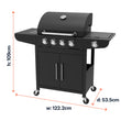 Load image into Gallery viewer, Boss Grill Georgia Classic - 4 Burner Gas BBQ with Side Burner
