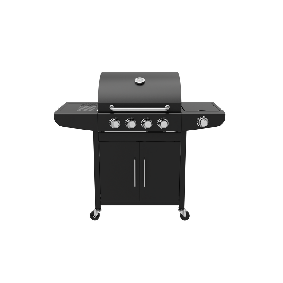 Boss Grill Georgia Classic - 4 Burner Gas BBQ with Side Burner