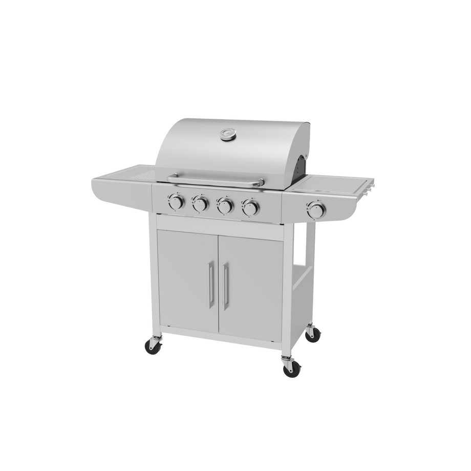 Boss Grill Georgia Classic - 4 Burner Gas BBQ with Side Burner