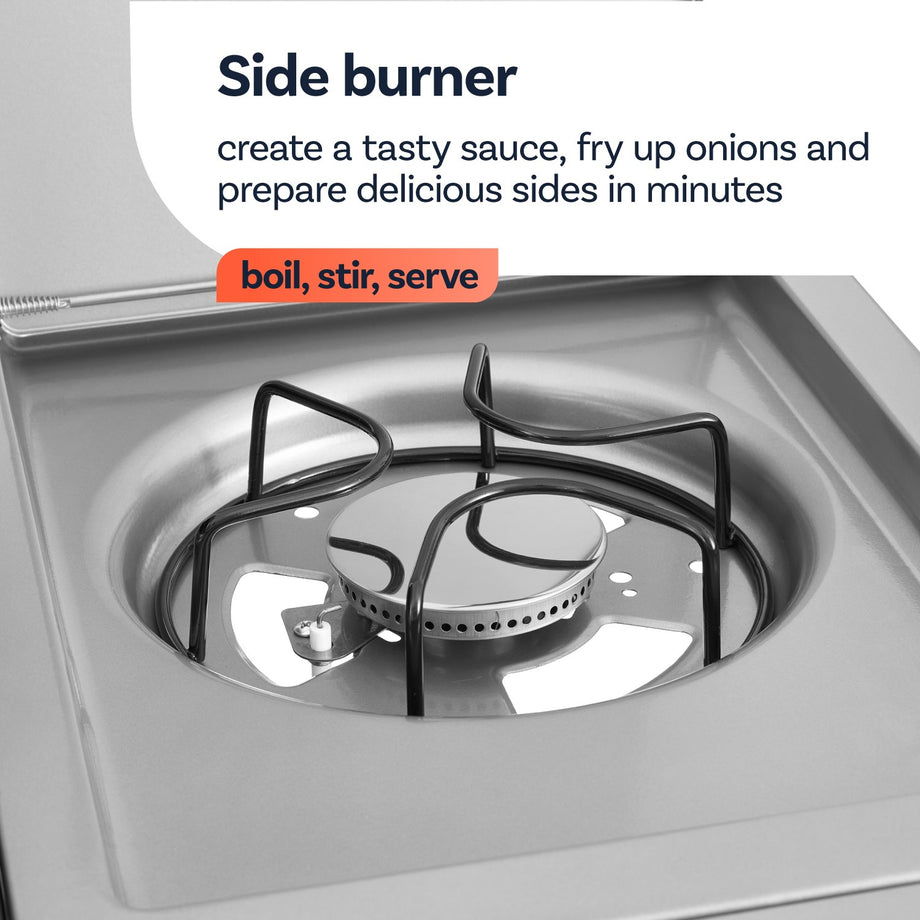Boss Grill Georgia Classic - 4 Burner Gas BBQ with Side Burner