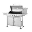 Load image into Gallery viewer, Boss Grill Georgia Classic - 6 Burner Gas BBQ Grill with Side Burner
