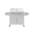 Load image into Gallery viewer, Boss Grill Georgia Classic - 6 Burner Gas BBQ Grill with Side Burner
