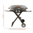 Load image into Gallery viewer, Boss Grill Deluxe Portable - 2 Burner Gas BBQ Grill with Trolley
