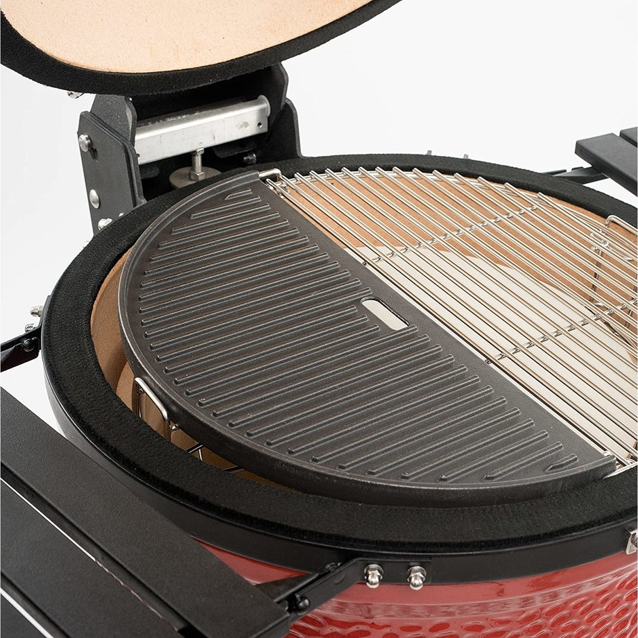 Kamado Joe Big Joe - Half Moon Cast Iron Reversible Griddle