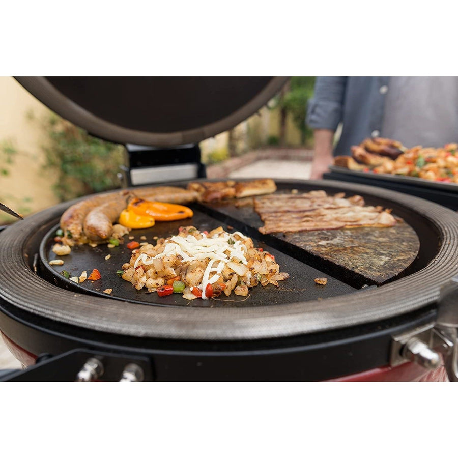 Kamado Joe Classic Joe - Half Moon Cast Iron Reversible Griddle