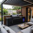 Load image into Gallery viewer, Monster Grill - Ultimate Outdoor Kitchen - 6 Burner Gas BBQ Grill with Fridge and Sink
