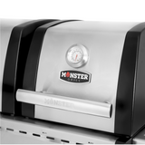 Load image into Gallery viewer, Monster Grill 6 Burner Double Header Gas BBQ - Stainless Steel