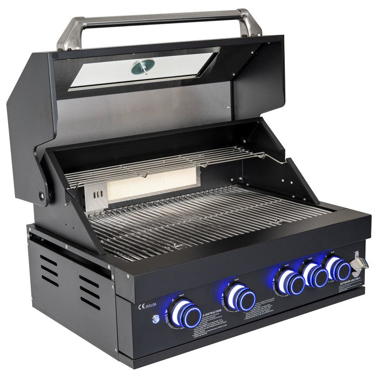 Monster Grill 4 Burner Built-In Gas BBQ