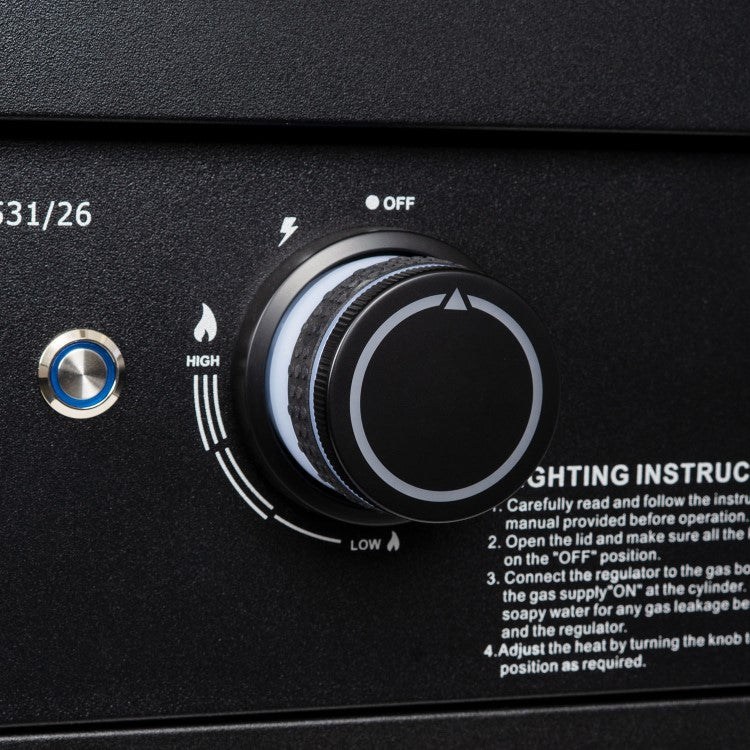 Monster Grill 4 Burner Built-In Gas BBQ