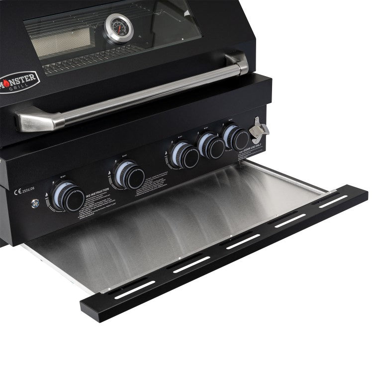 Monster Grill 4 Burner Built-In Gas BBQ