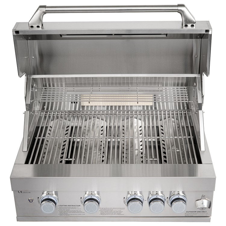 Monster Grill 4 Burner Built-In Gas BBQ