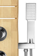 Load image into Gallery viewer, Wooden Thermostatic Outdoor Shower with Square Hand Shower 2 Outlets - Namara
