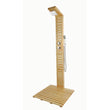Load image into Gallery viewer, Wooden Thermostatic Outdoor Shower with Square Hand Shower 2 Outlets - Namara
