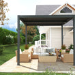 Load image into Gallery viewer, Heavy-Duty Aluminium Pergola with Dual Zone Louvred Roof - 3x3m
