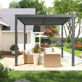 Load image into Gallery viewer, Heavy-Duty Aluminium Pergola with Dual Zone Louvred Roof - 3x3m