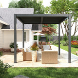 Load image into Gallery viewer, Heavy-Duty Aluminium Pergola with Dual Zone Louvred Roof - 3x3m