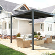 Load image into Gallery viewer, Heavy-Duty Aluminium Pergola with Dual Zone Louvred Roof - 3x3m
