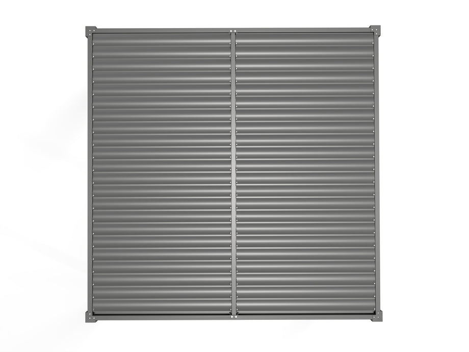 Heavy-Duty Aluminium Pergola with Dual Zone Louvred Roof - 3x3m